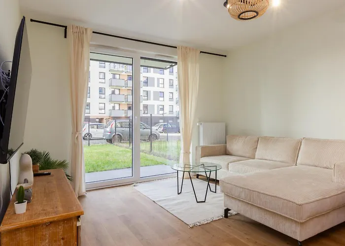 公寓 Letnicka Cosy With Garden By Bookinghost 格但斯克